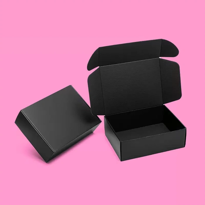 Custom Black Mailer Boxes Wholesale