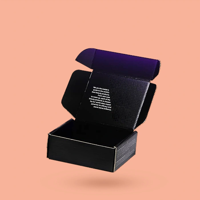 Custom Black Mailer Boxes