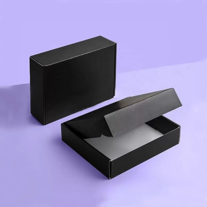 Custom Printed Black Mailer Boxes
