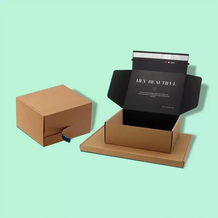 Custom Printed Kraft Mailer Boxes Wholesale